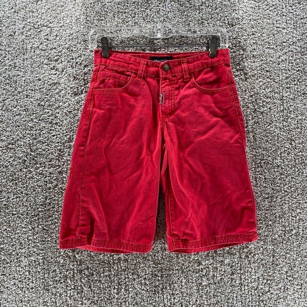 Lifted Research Group Shorts Youth 10 Red‎ LRG Pockets Normcore Streetwear Logo